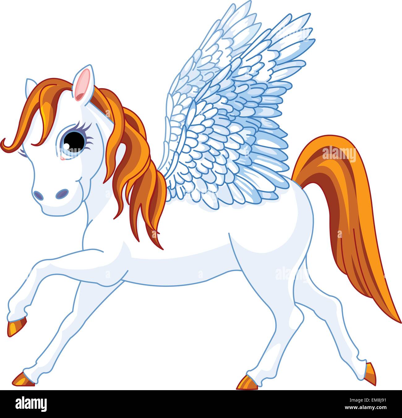Pegasus Illustration de Vecteur