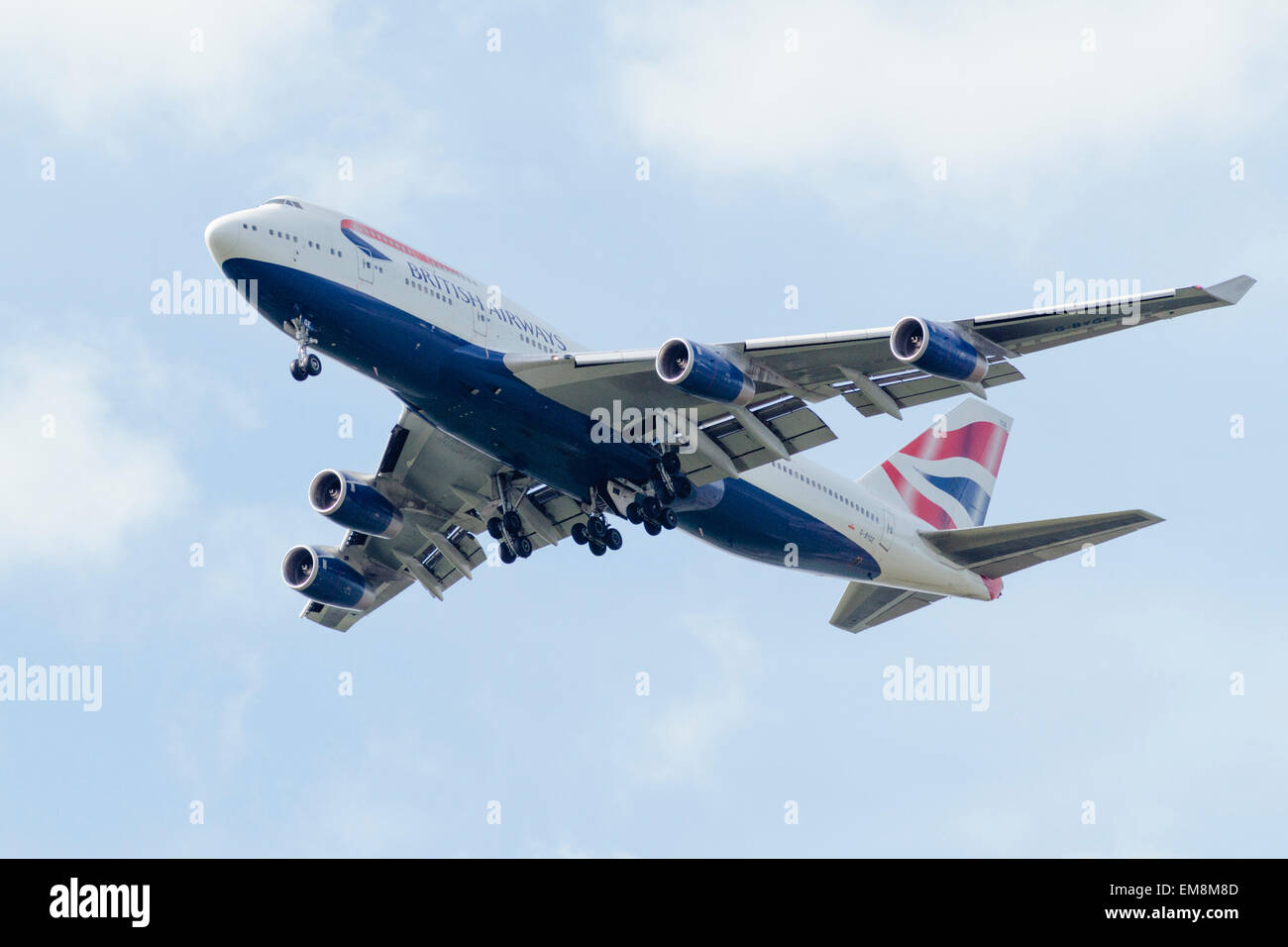 Boeing 747 (G-BYGE) British Airways Banque D'Images
