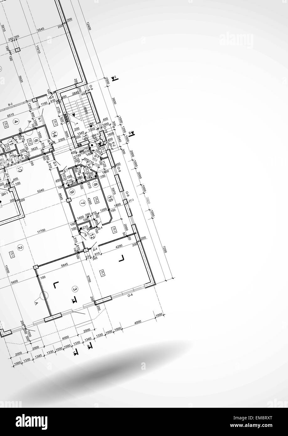 Formation en architecture. Illustration de Vecteur