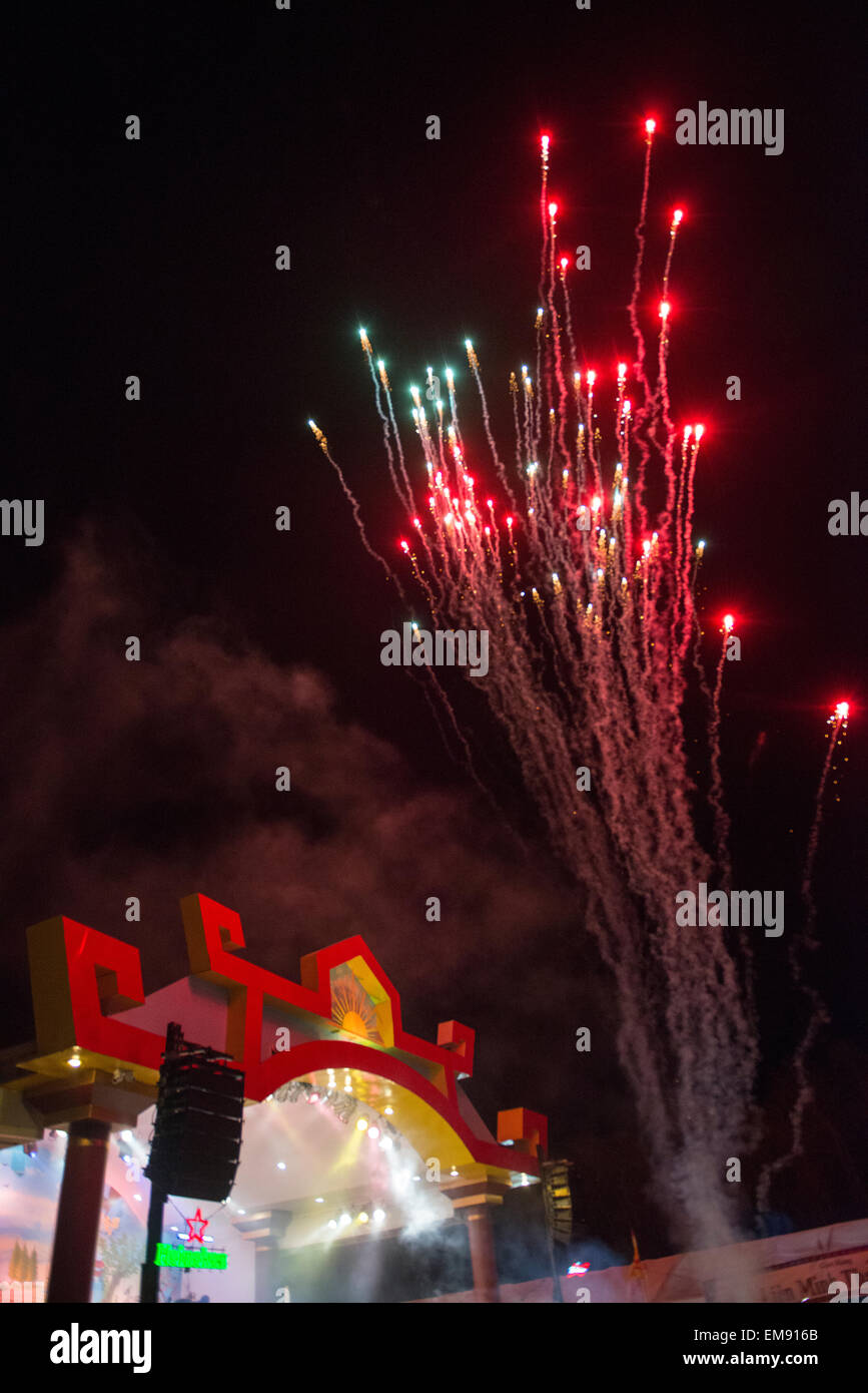 Nouvel An vietnamien TET festival. Banque D'Images