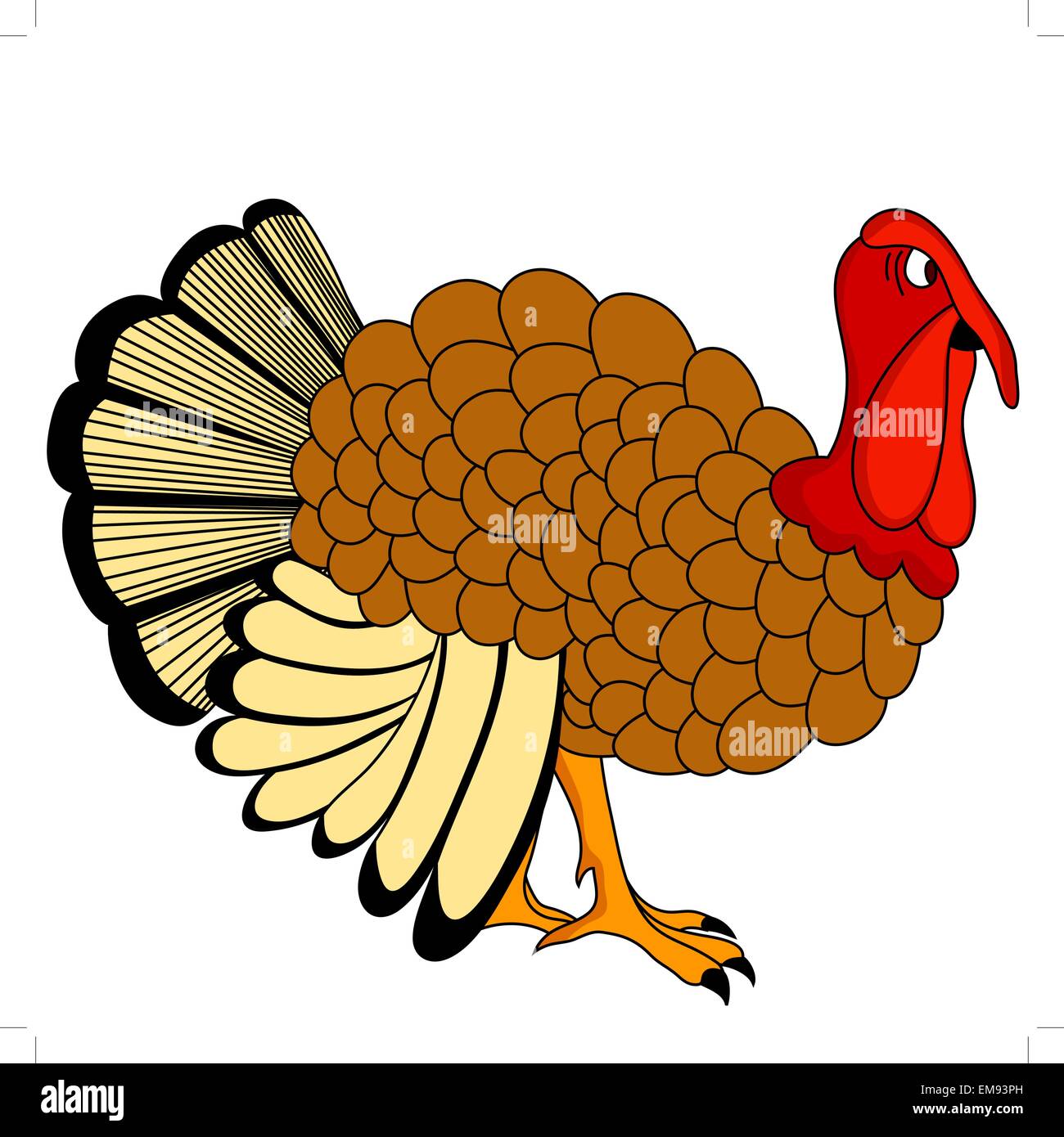Jour de Thanksgiving Turquie Illustration de Vecteur