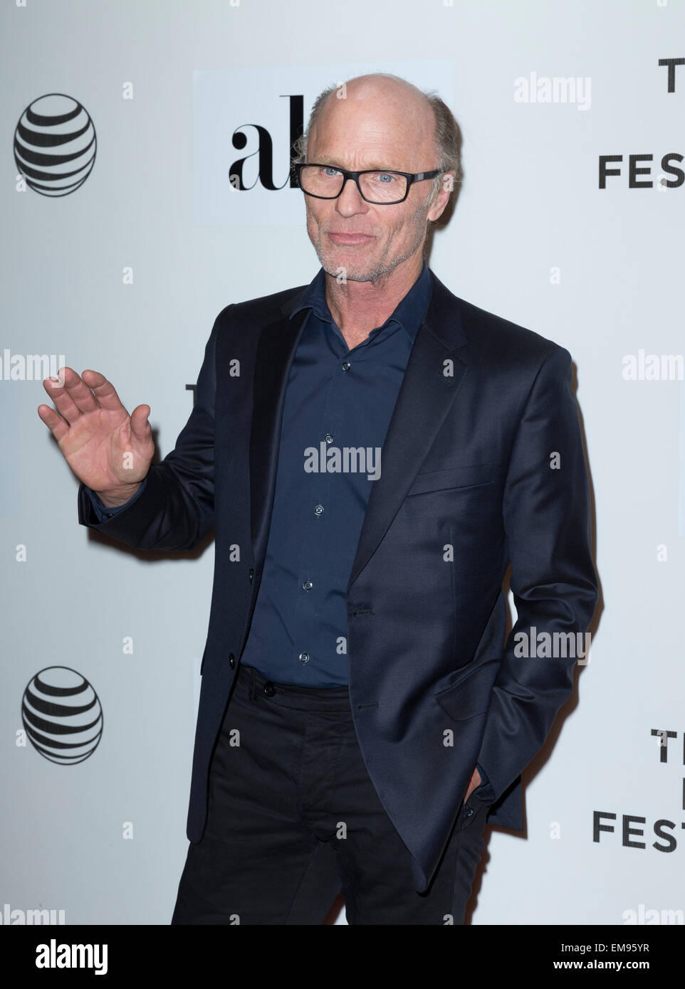 New York, NY - 16 Avril 2015 : Ed Harris assiste à Tribeca Film Festival première de l'Adderall Diaries film au BMCC Tribeca Performing Arts Centre Banque D'Images