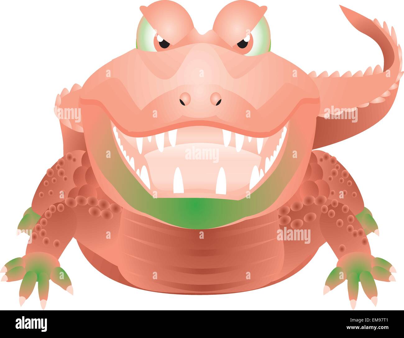 Illustration de Cartoon vector crocodile Illustration de Vecteur
