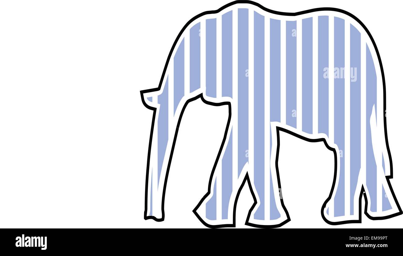 Icône de l’éléphant Illustration de Vecteur