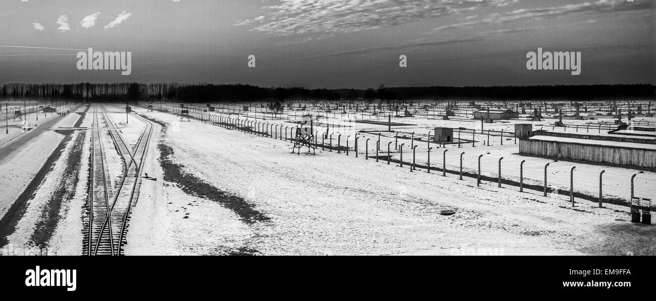 Auschwitz II - Birkenau Banque D'Images