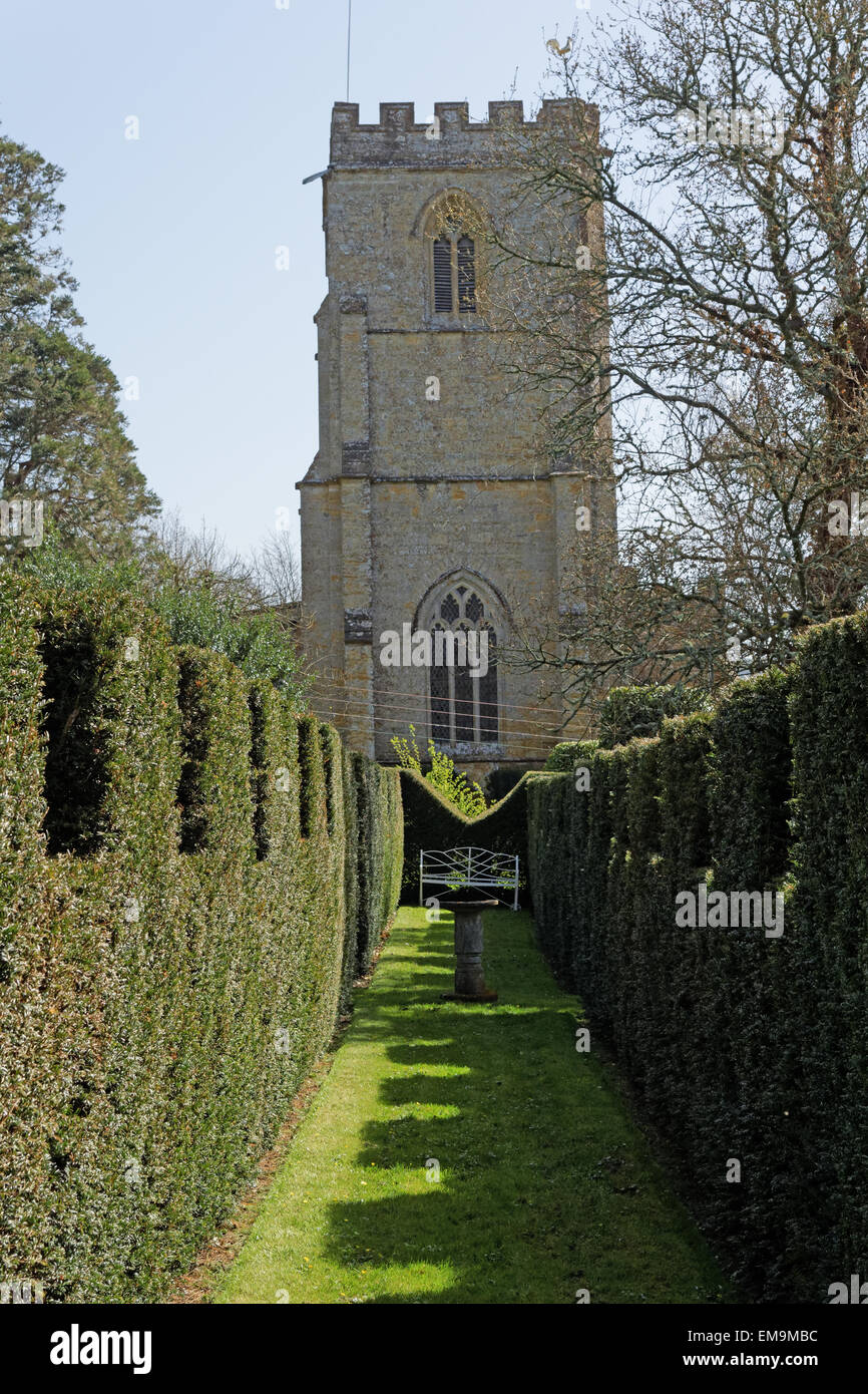 St. MARY'S dorset netherbury Banque D'Images