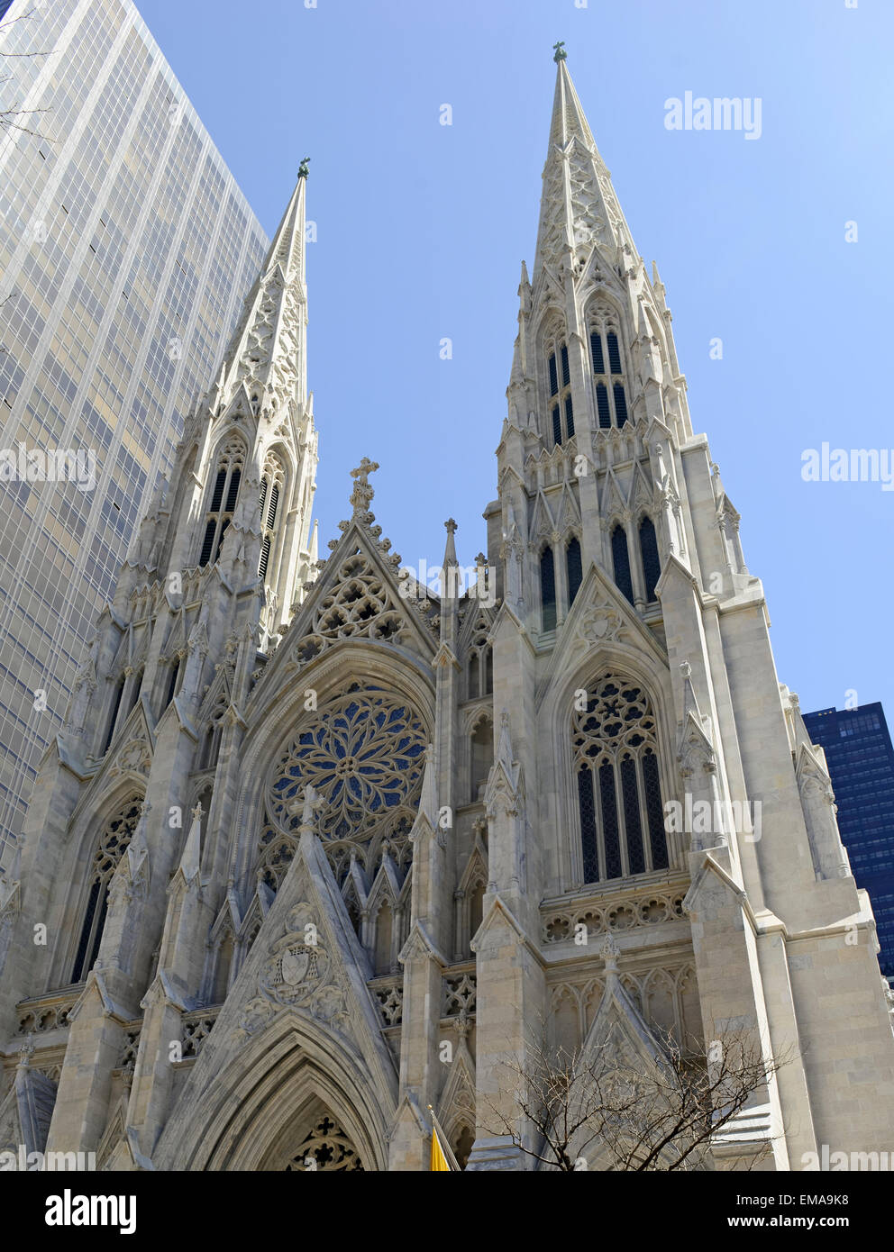 La Cathédrale Saint Patrick, à New York City Banque D'Images