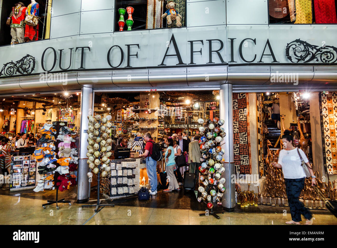 Johannesburg Afrique du Sud, O.R. Tambo International Airport,terminal,porte,shopping shopper shoppers magasins marché marchés achats selli Banque D'Images