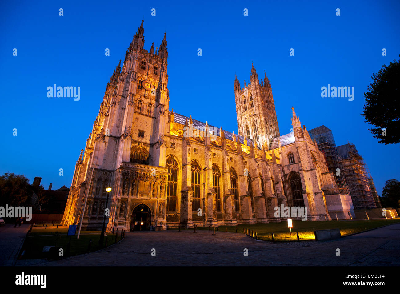 La Cathédrale de Canterbury Kent England GB UK Europe Banque D'Images
