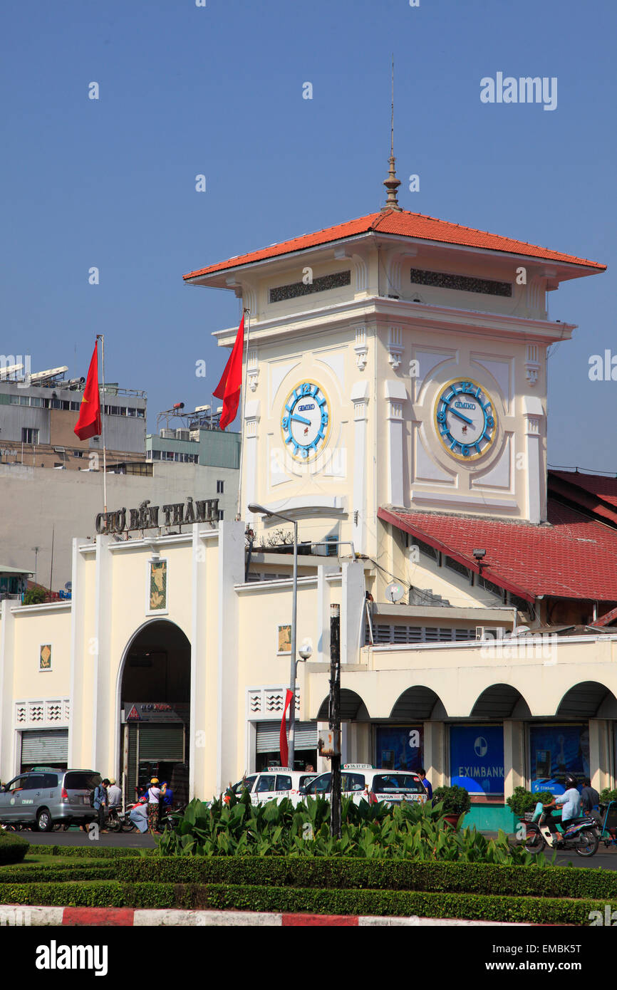 Vietnam Ho Chi Minh City Saigon marché Ben Thanh Banque D'Images