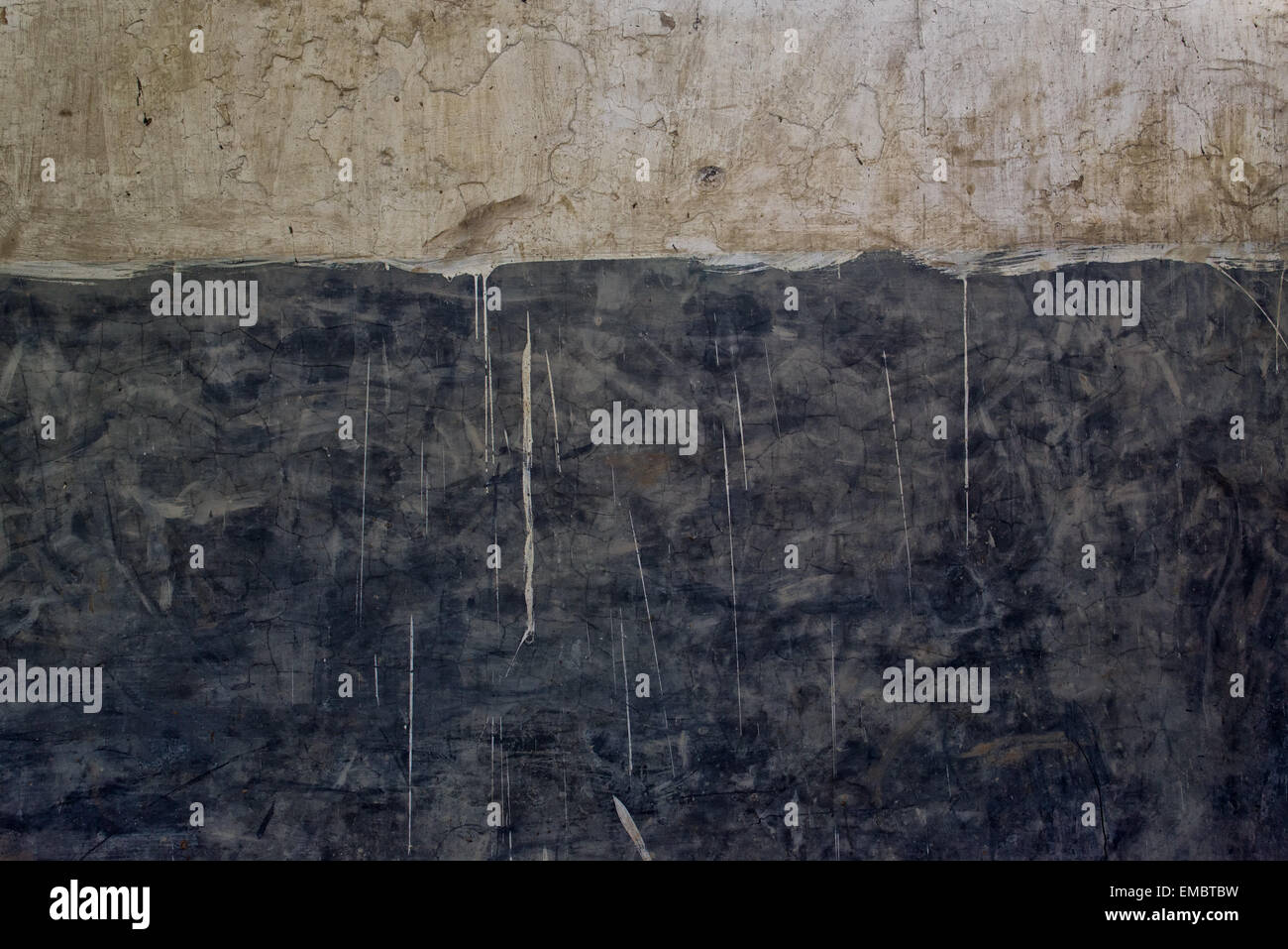 Abstract Grunge Texture mur de béton sale avec des taches de peinture Banque D'Images