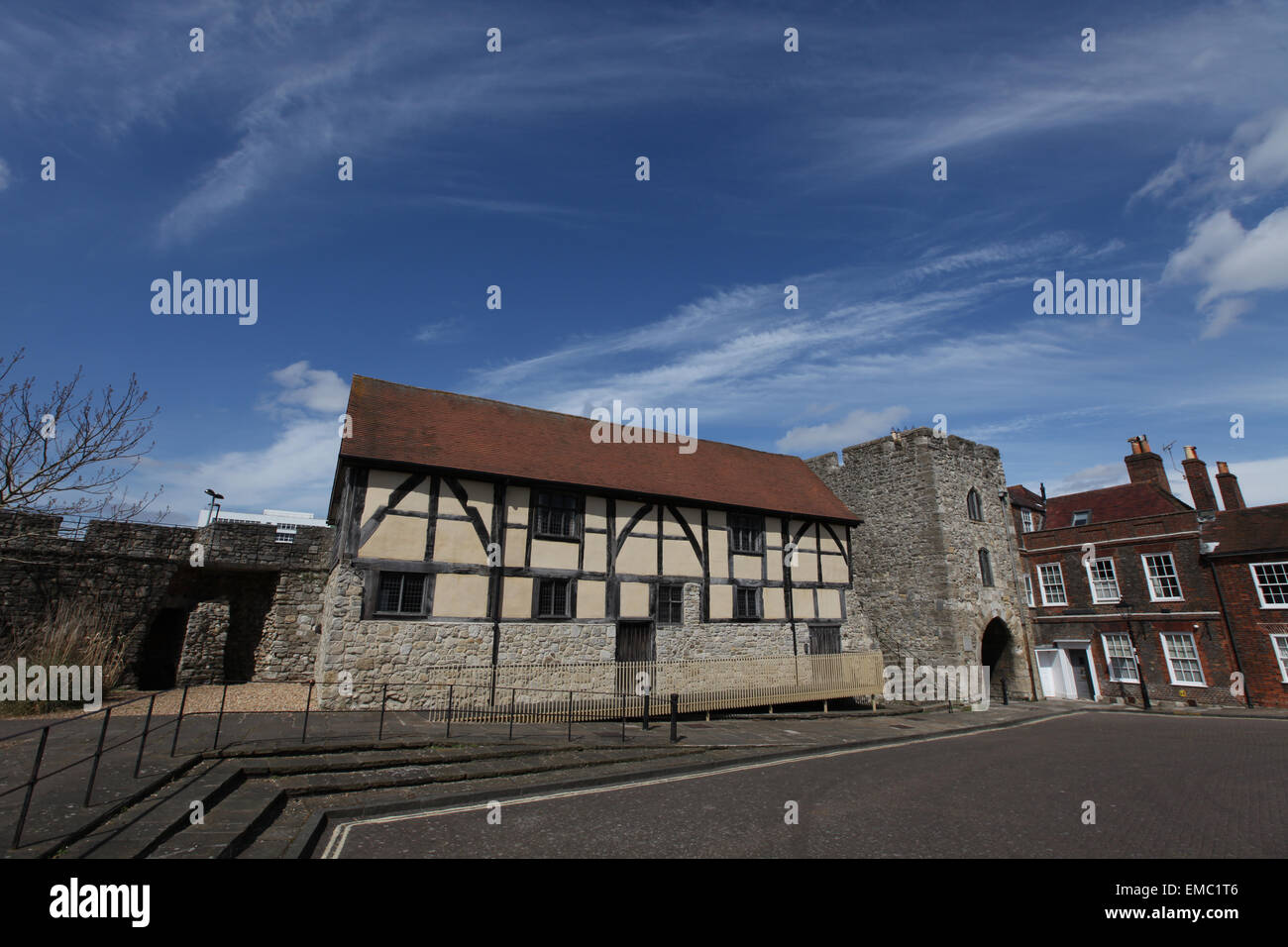 Le Westgate Hall Southampton autrefois connu sous le nom de marchands Tudor Hall en vieille ville de Southampton Banque D'Images