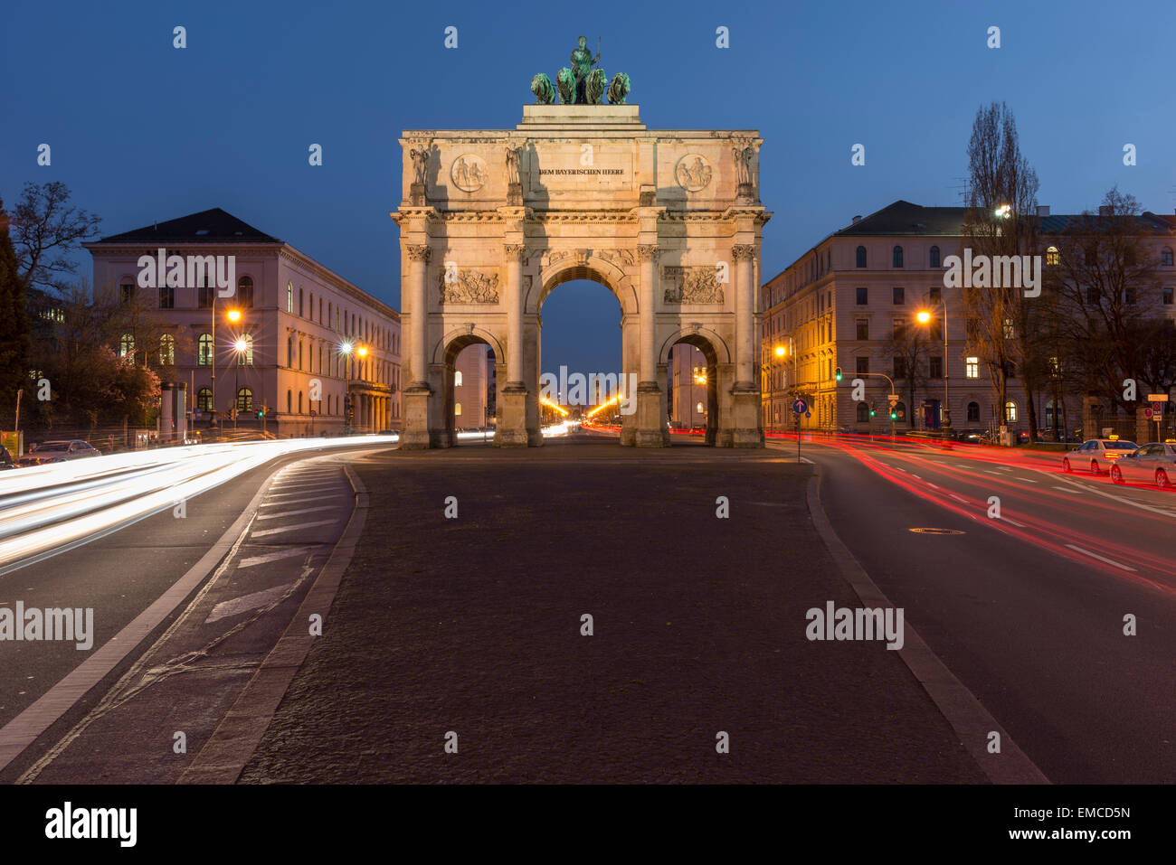 Allemagne, Munich, voir à la victoire Banque D'Images