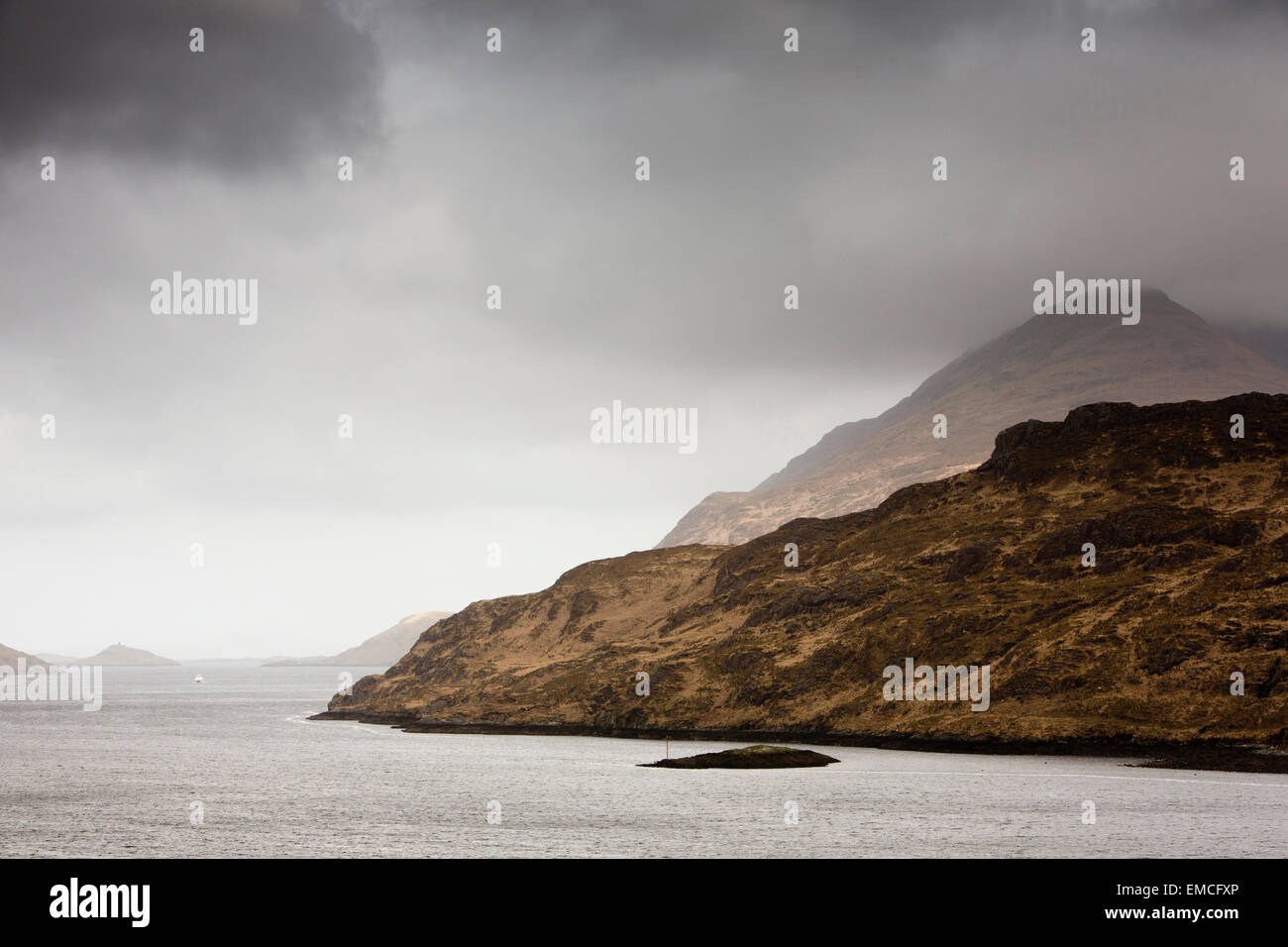L'Irlande, Galway, le Connemara, Co, Leenane Killary fjord Banque D'Images