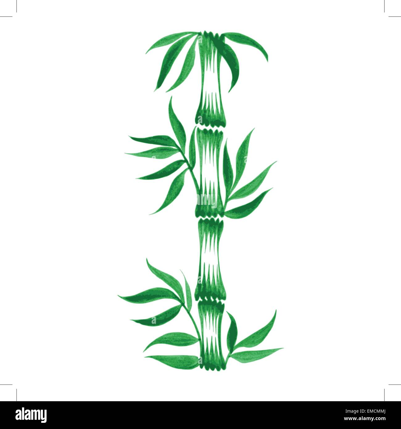 Ornement décoratif bambou Illustration de Vecteur