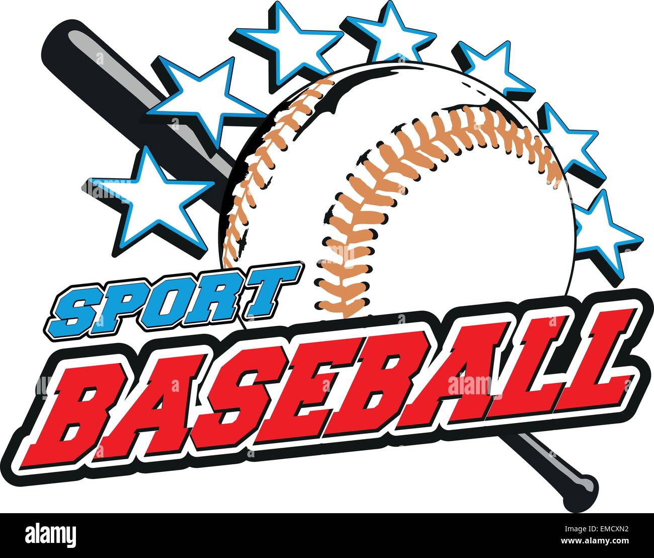 BALLE DE BASEBALL Illustration de Vecteur