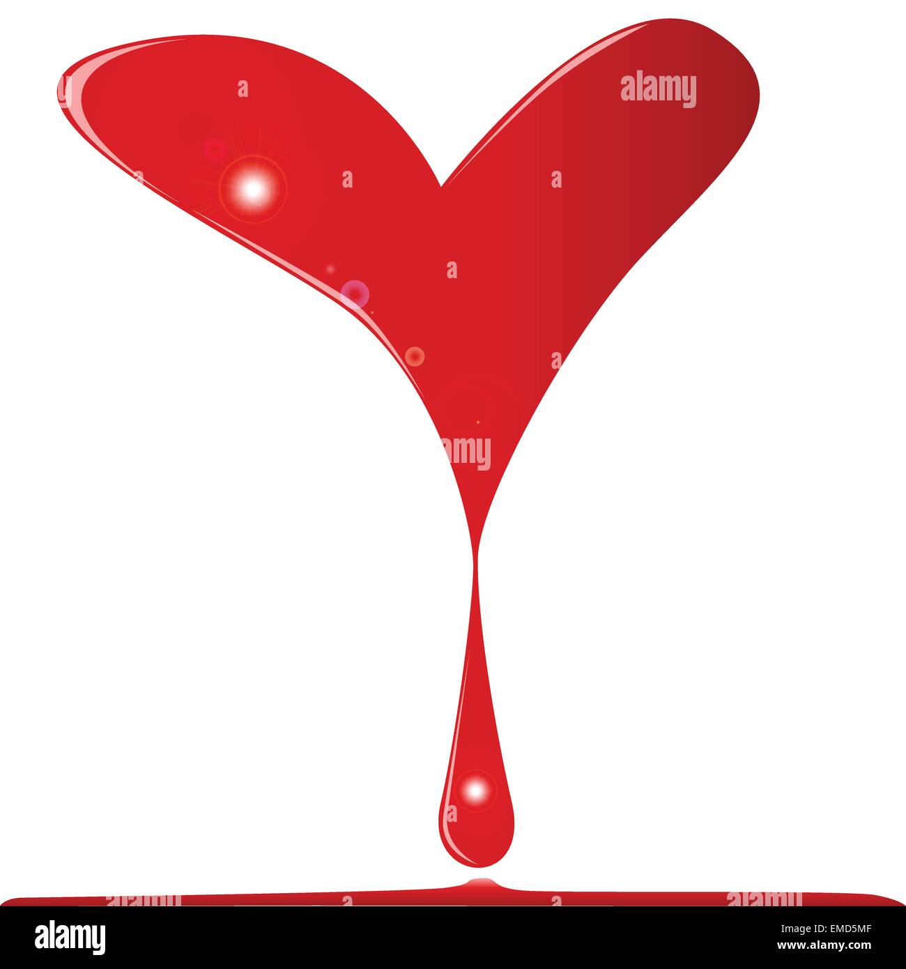 Bleeding Heart Illustration de Vecteur