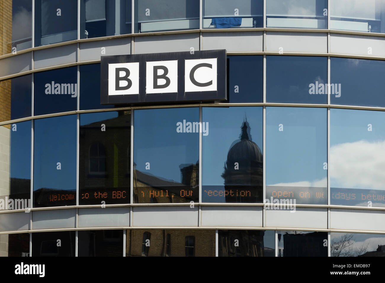 La BBC le centre-ville de Hull Bureau dans l'édifice de la Queens Banque D'Images