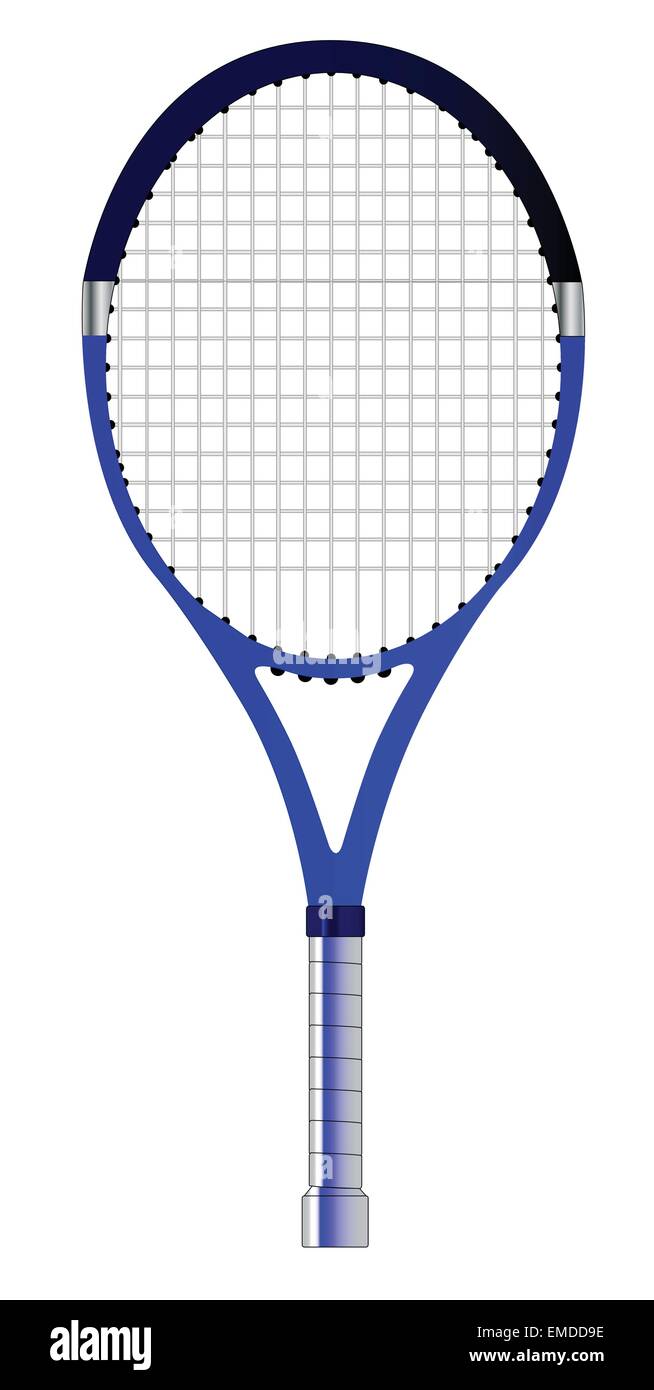 Raquette de tennis Illustration de Vecteur