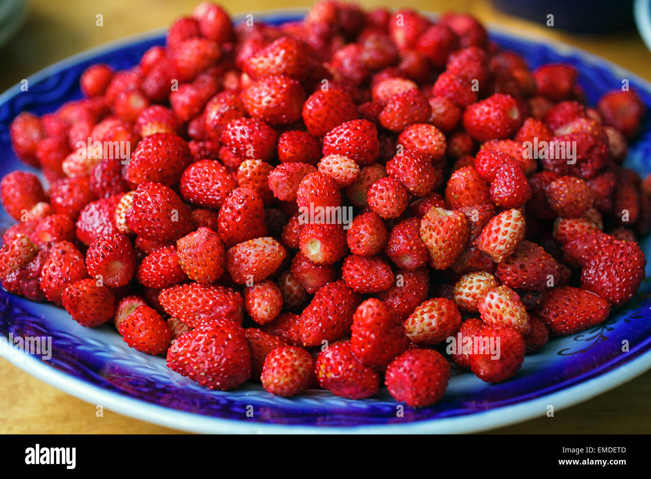 Les fraises mûres Banque D'Images