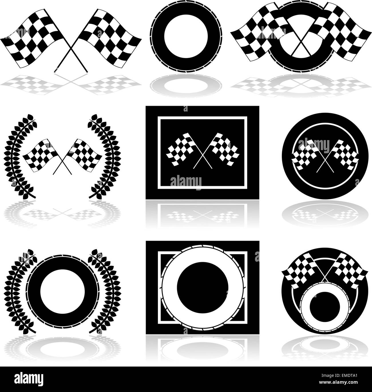 Dessin de voiture course Banque d'images noir et blanc - Page 2 - Alamy