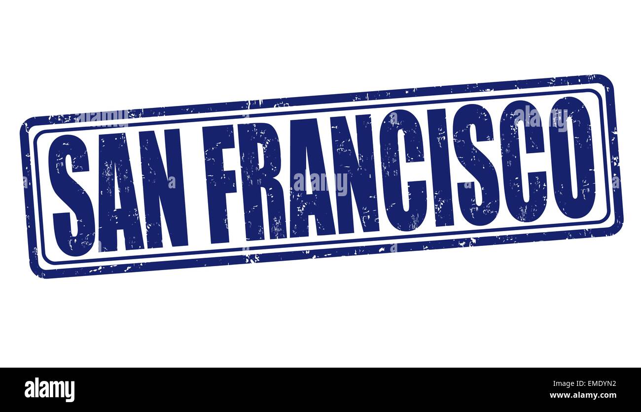 San Francisco stamp Illustration de Vecteur