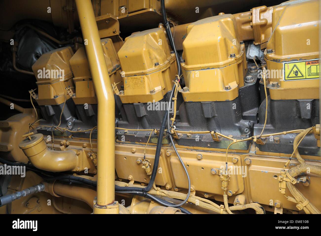 Gros moteur diesel Banque D'Images