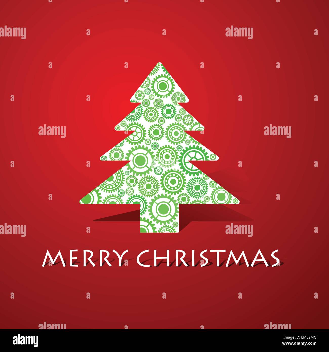 Des vitesses de groupe Faire un arbre de Noël stock vector Illustration de Vecteur