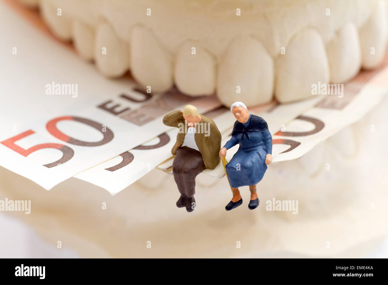 prothèses dentaires Banque D'Images