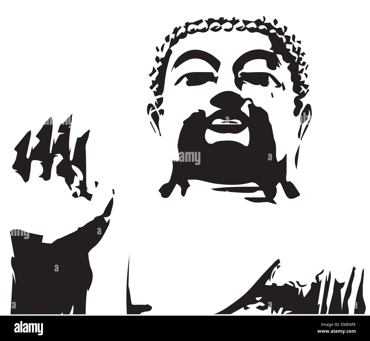 Buddha Illustration de Vecteur