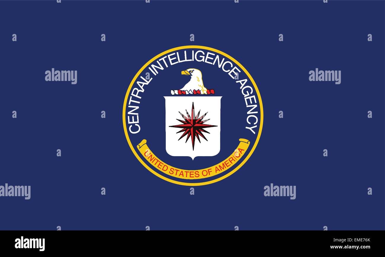 Drapeau de la CIA Illustration de Vecteur