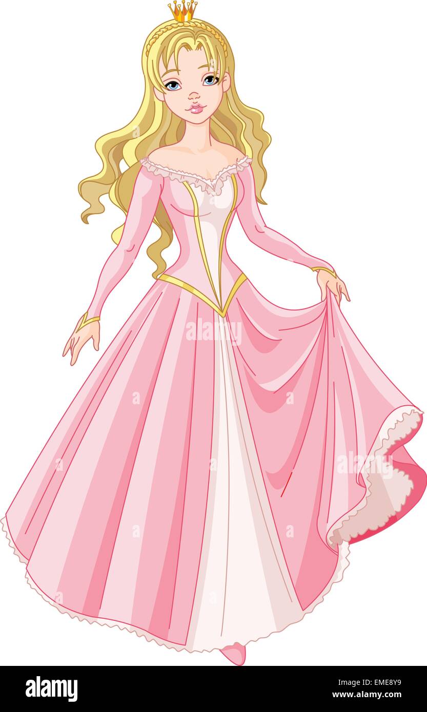 Belle princesse Illustration de Vecteur