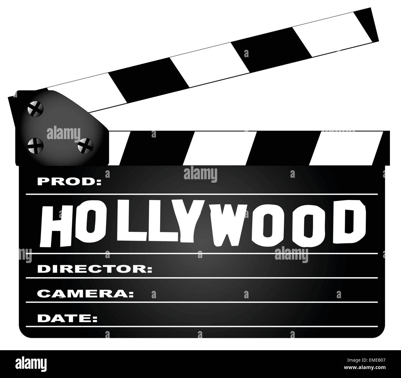 Hollywood Clap Illustration de Vecteur