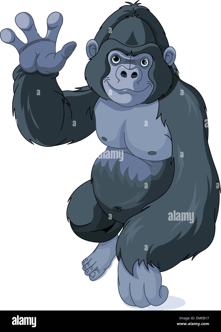 Gorille Illustration de Vecteur