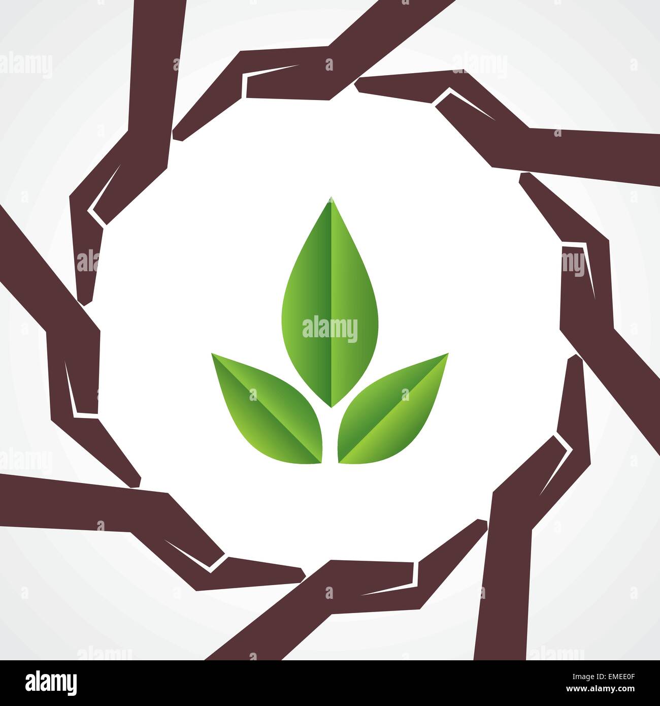 Sauver la nature concept-vector illustration Illustration de Vecteur