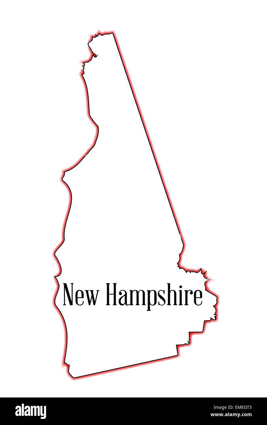 New Hampshire Illustration de Vecteur