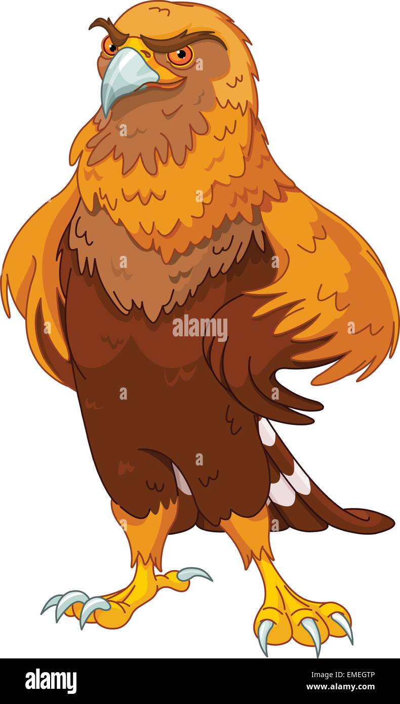 Aigle d’or Illustration de Vecteur