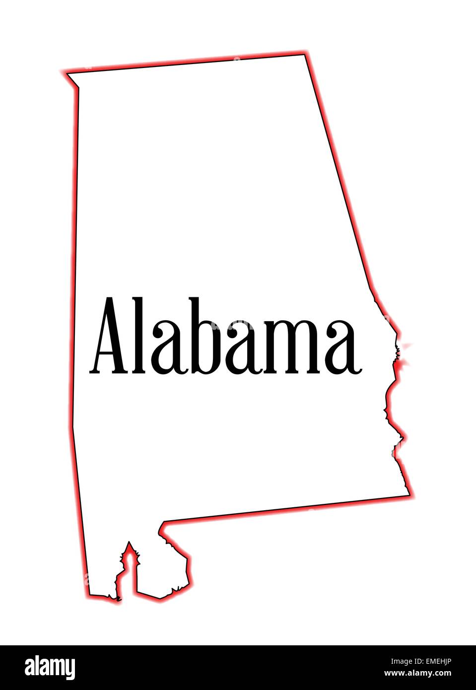 Alabama Illustration de Vecteur