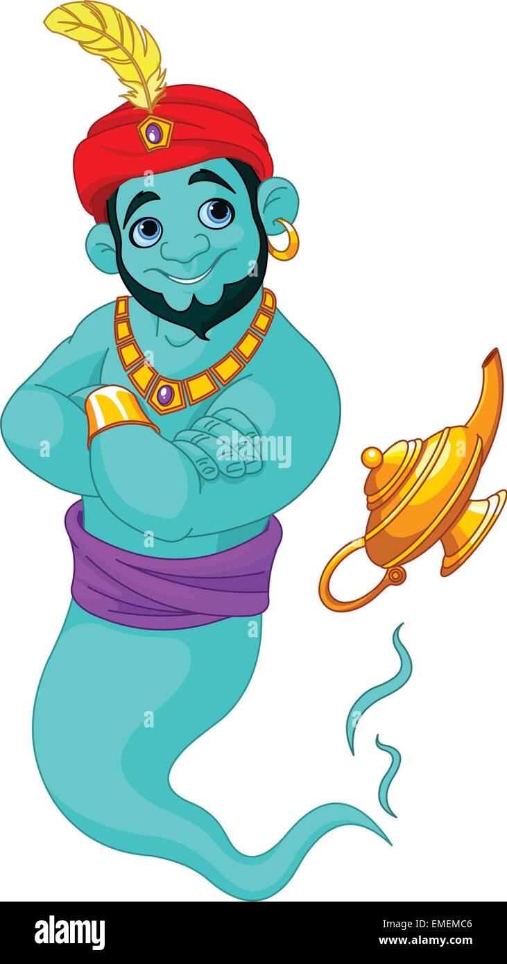 Genie Illustration de Vecteur