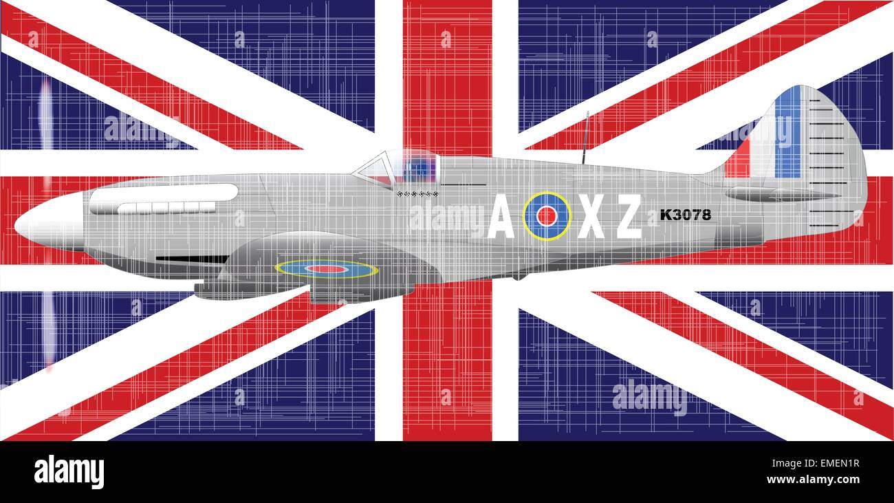 Bataille d'Angleterre Illustration de Vecteur