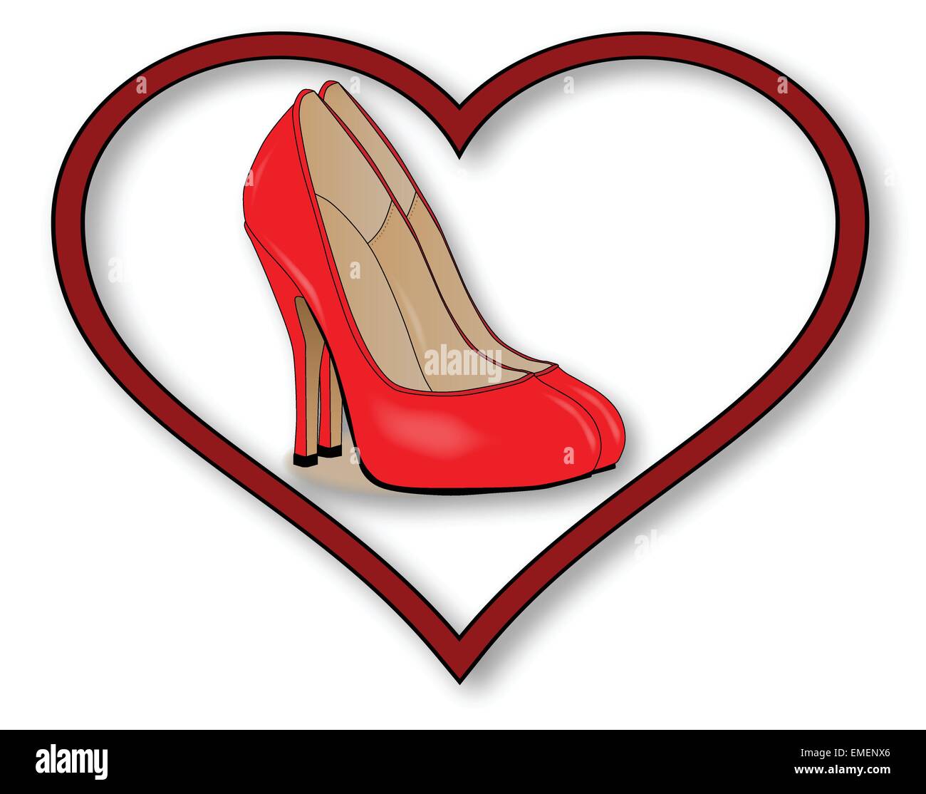 Love Shoes Illustration de Vecteur