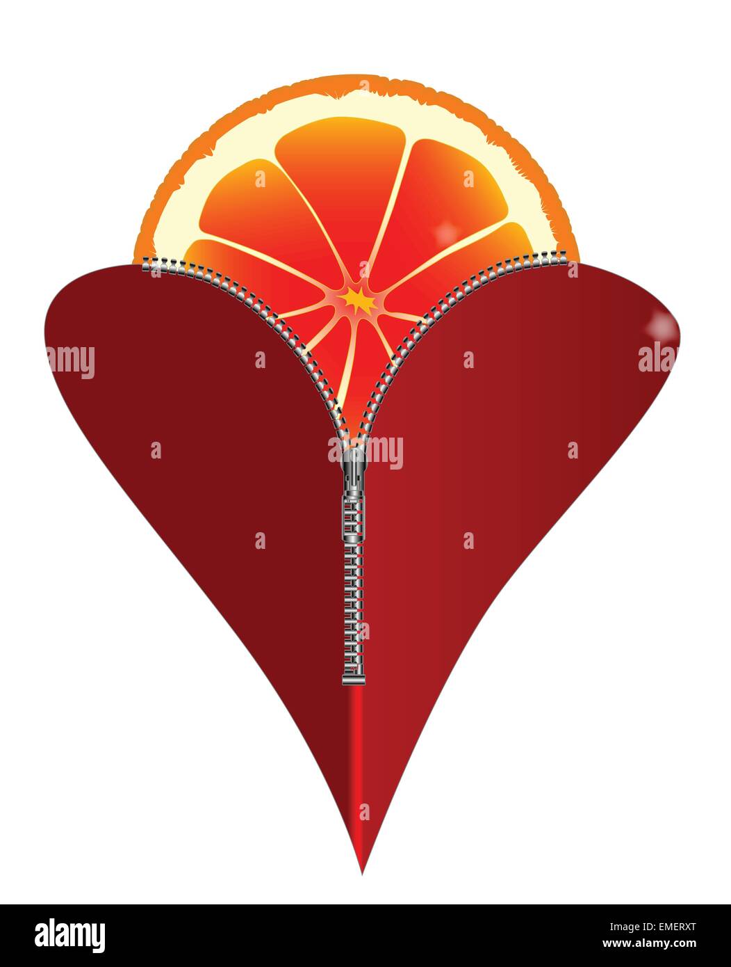 Fruit de l’amour Illustration de Vecteur