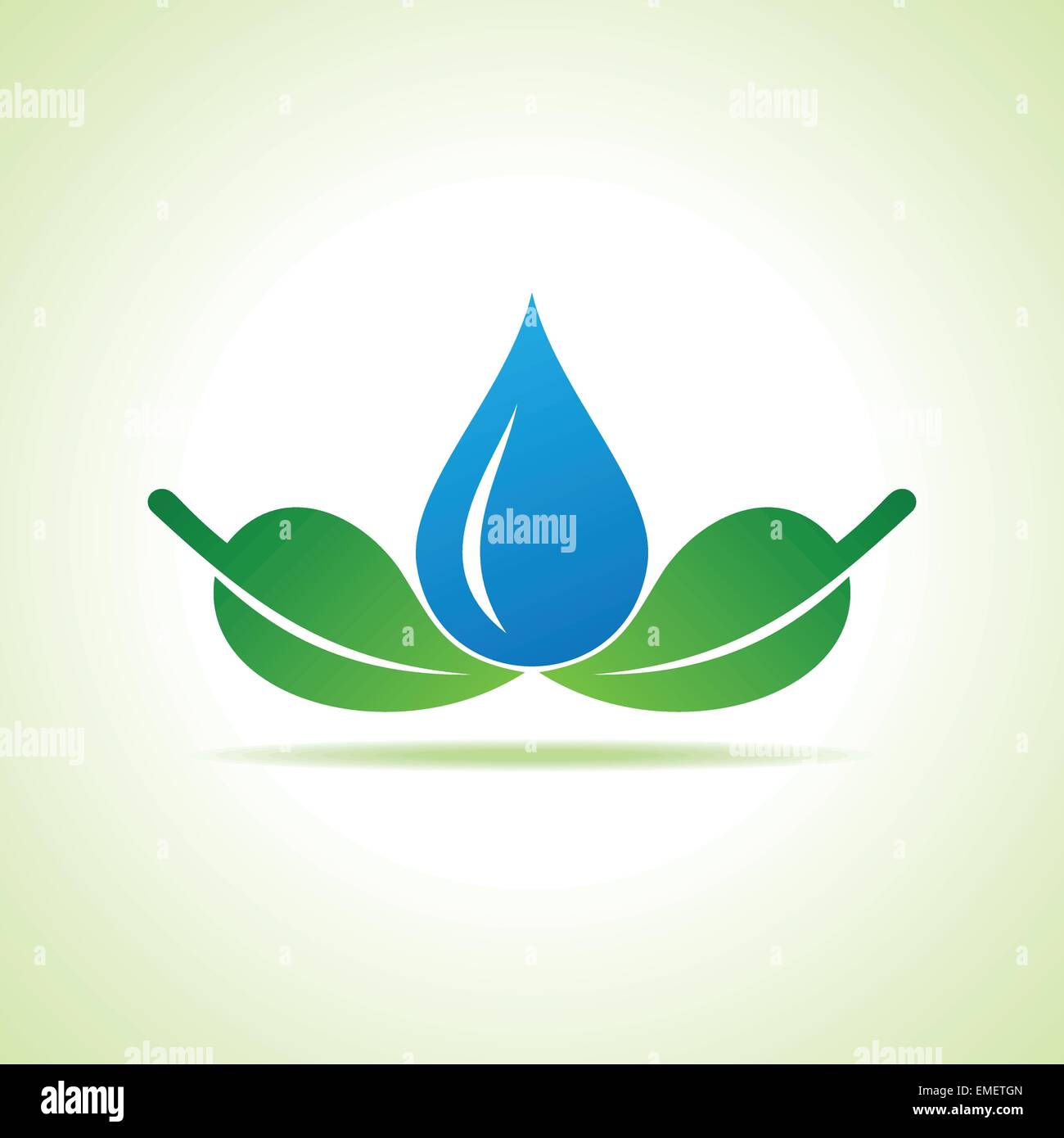 Ecology Concept - sauver la nature vecteur stock Illustration de Vecteur