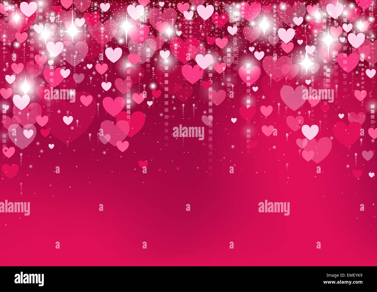 Valentine's Day Background Illustration de Vecteur