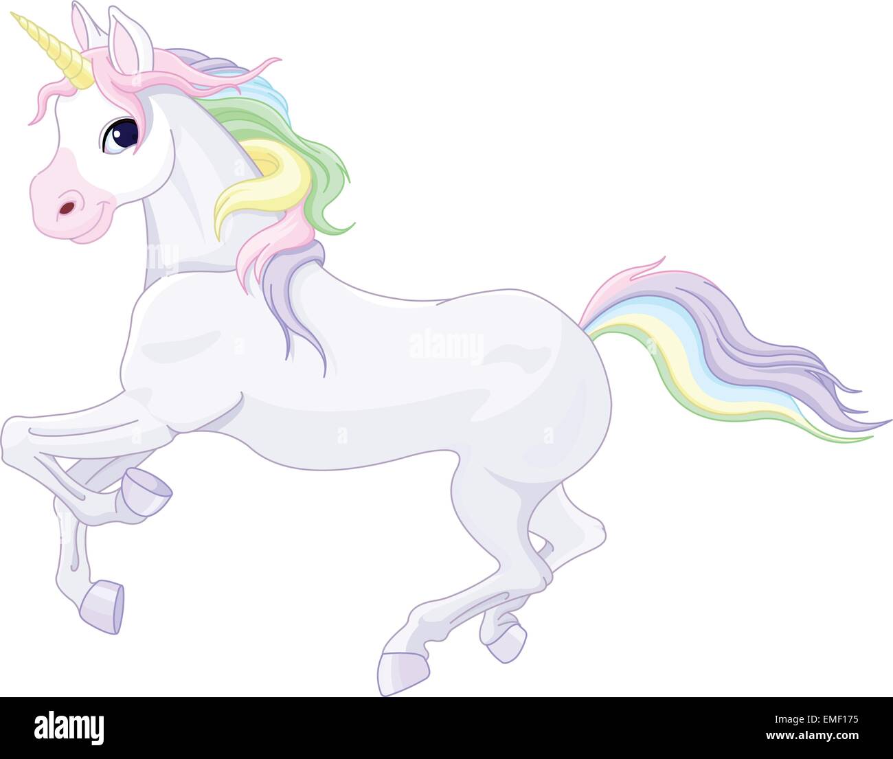 Licorne fée Illustration de Vecteur