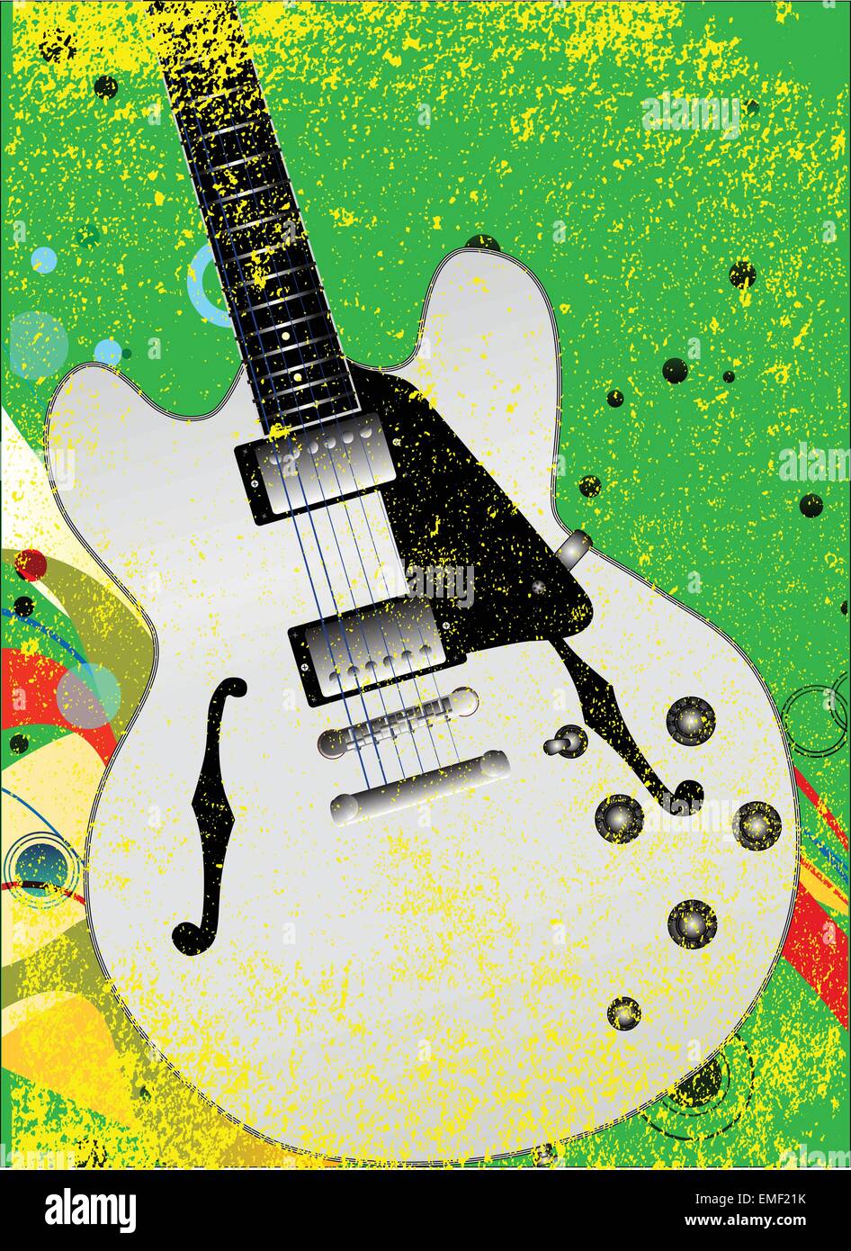 L'affiche de Jazz Illustration de Vecteur