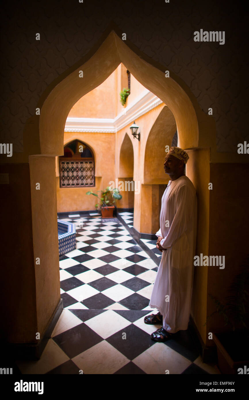 Farid Hamid, l'homme de Zanzibar. Parution du modèle. Banque D'Images