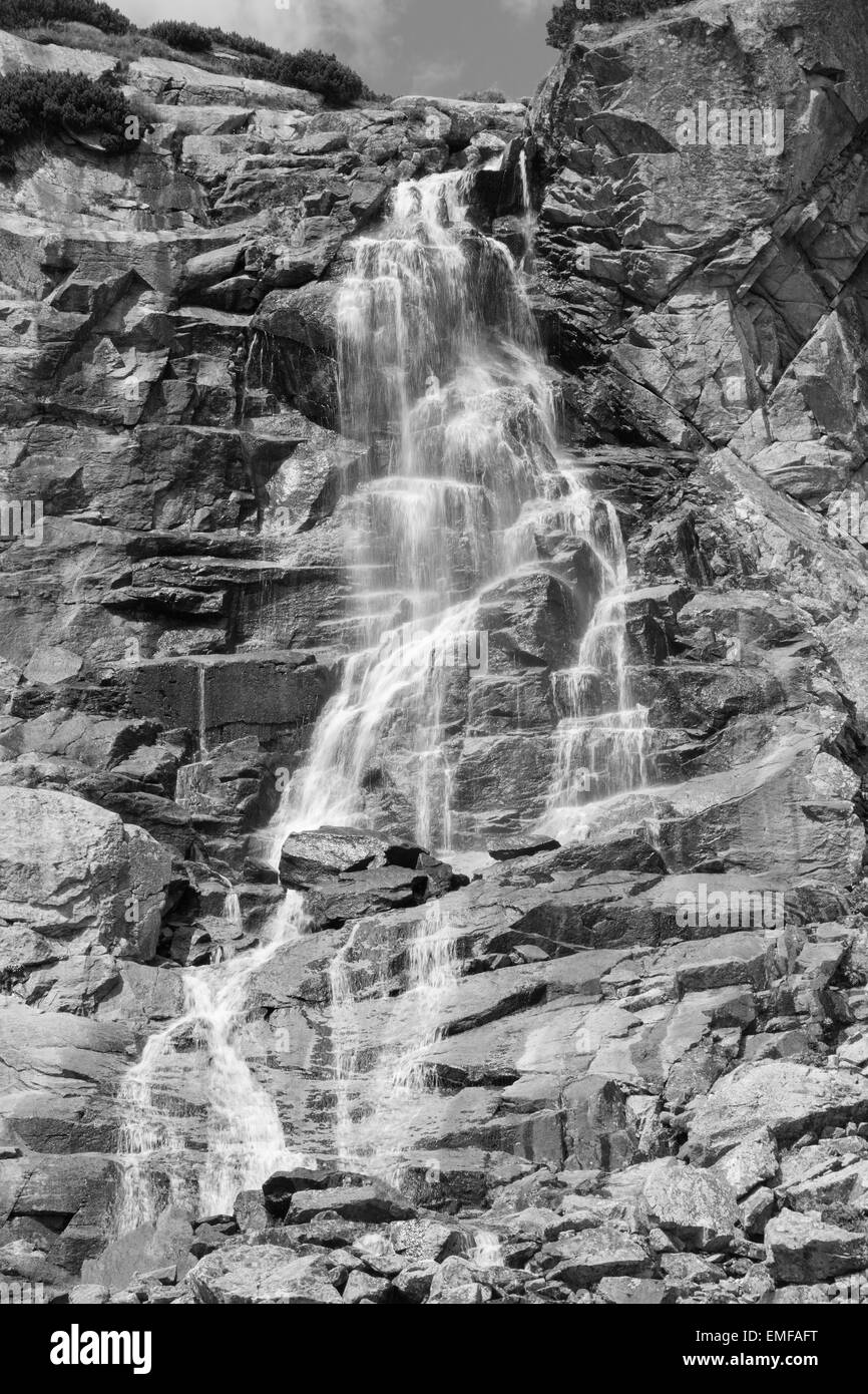 Hautes Tatras - cascade Skok - Slovaquie Banque D'Images