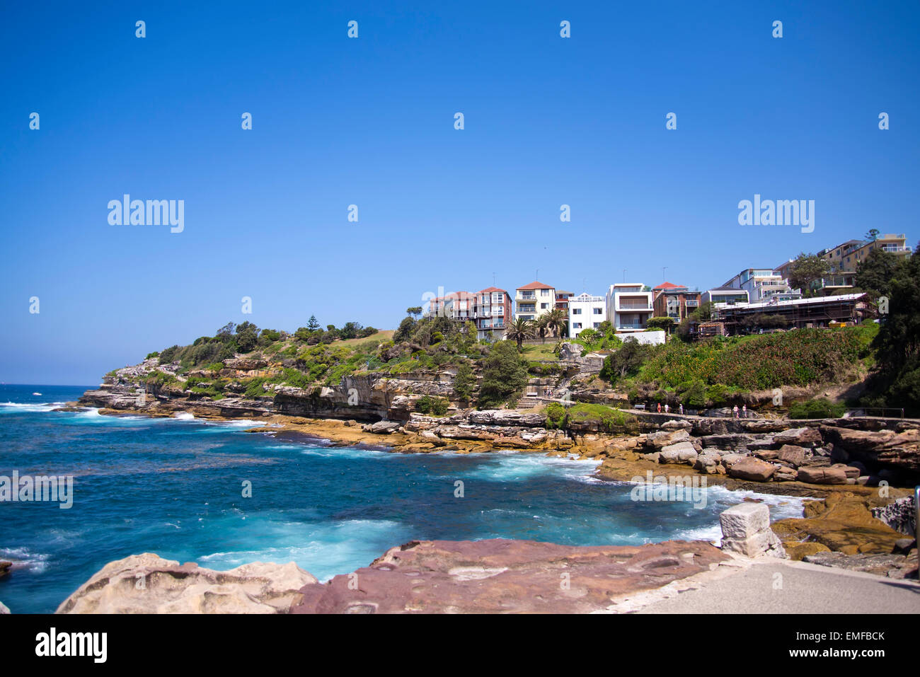 La plage de Bondi, Australie Banque D'Images
