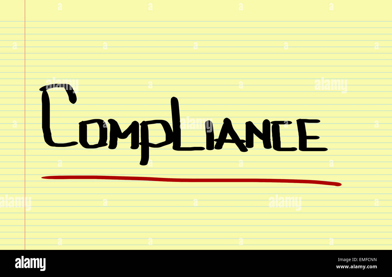 Concept de conformité Banque D'Images